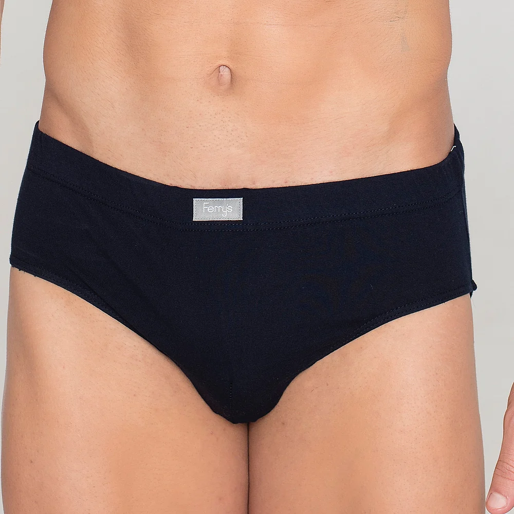 413b PACK DE 3 SLIPS CERRADOS ESTAMPADOS Y LISO AZUL - Image 8