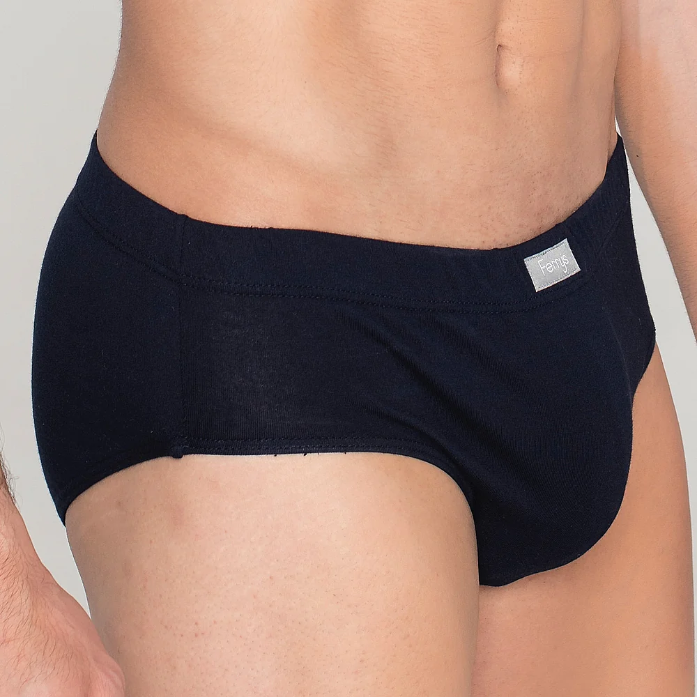 413b PACK DE 3 SLIPS CERRADOS ESTAMPADOS Y LISO AZUL - Image 9