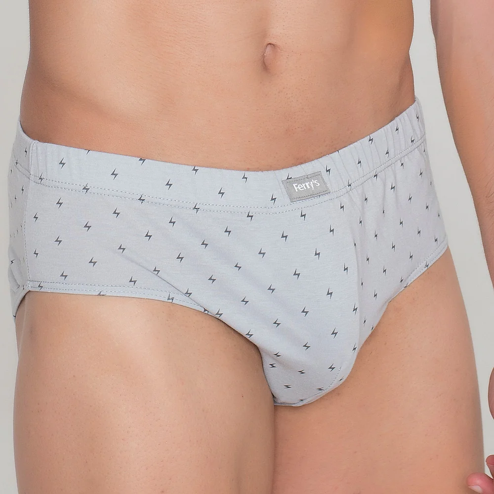 414b PACK DE 3 SLIPS CERRADOS ESTAMPADOS Y LISO GRIS - Image 6