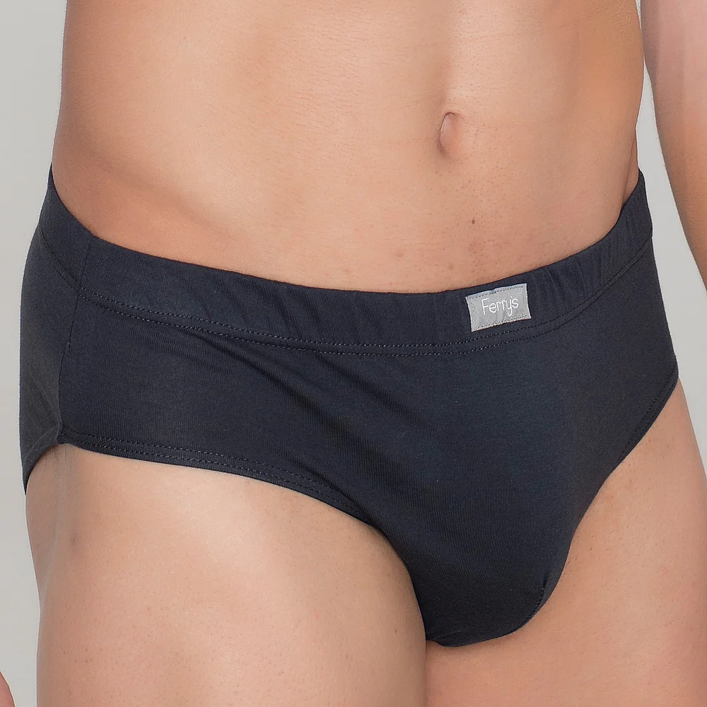 414b PACK DE 3 SLIPS CERRADOS ESTAMPADOS Y LISO GRIS - Image 9