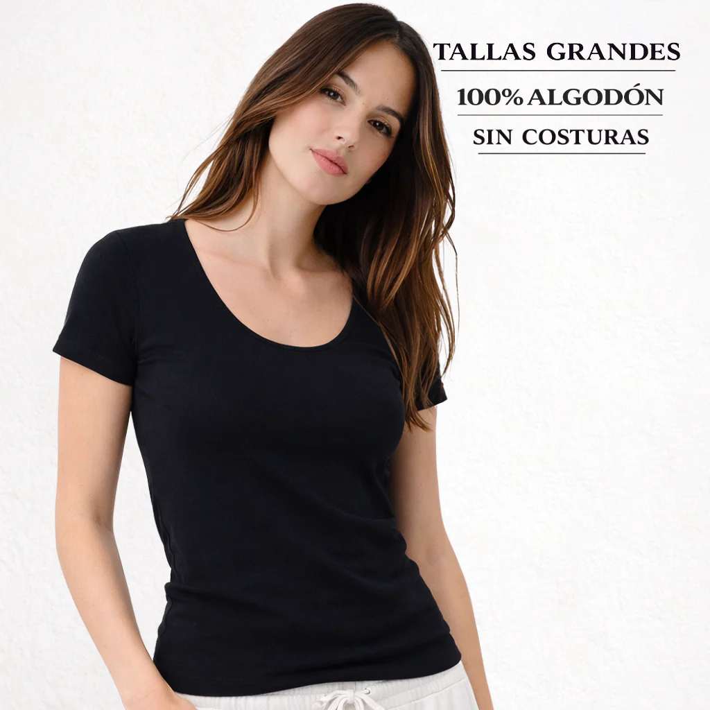 5837b CAMISETA MANGA CORTA 100% ALGODÓN ANTIALÉRGICA