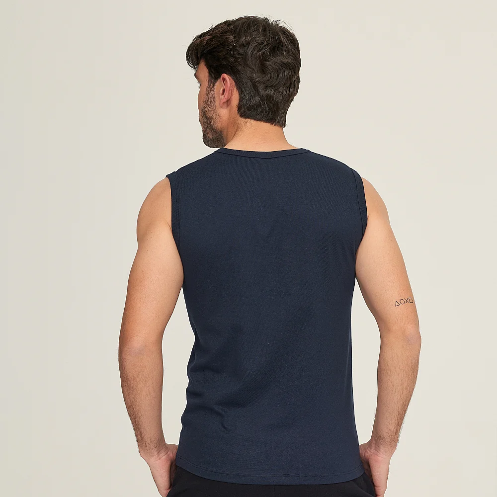 7565 CAMISETA SIN MANGAS NATURAL - Image 3