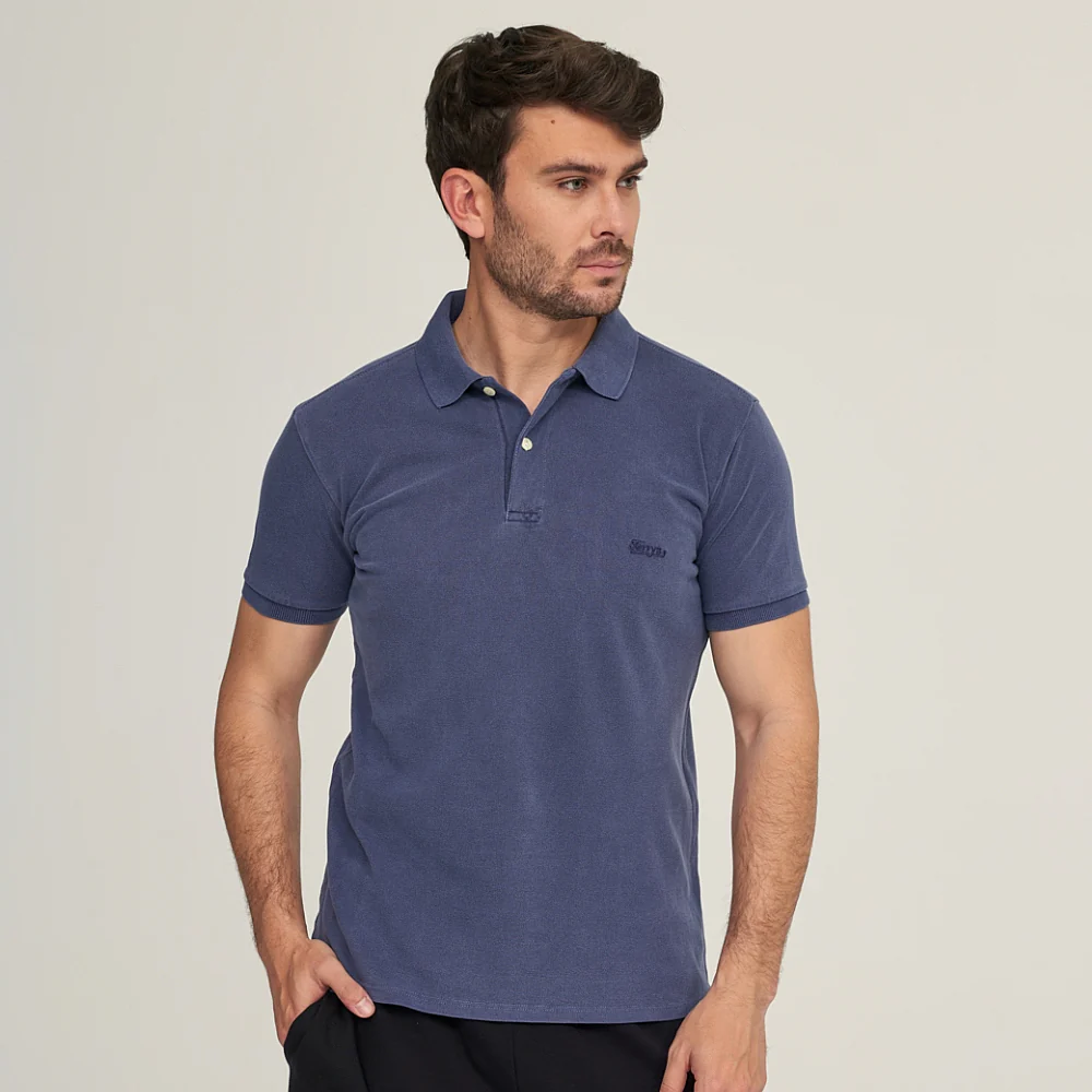 7588 POLO PIQUÉ CON PUÑO LAVADO A LA PIEDRA - Image 2