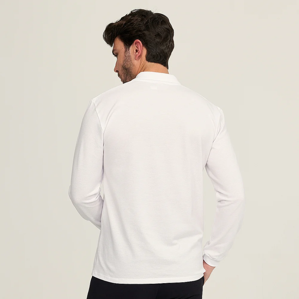 7358 POLO PIQUÉ MANGA LARGA CON PUÑO - Image 3