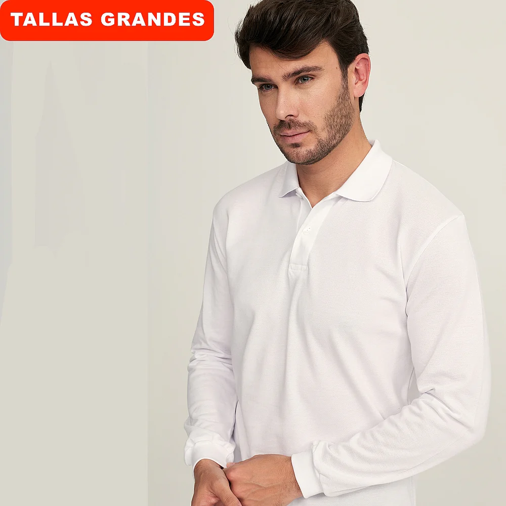7358b POLO PIQUÉ MANGA LARGA CON PUÑO