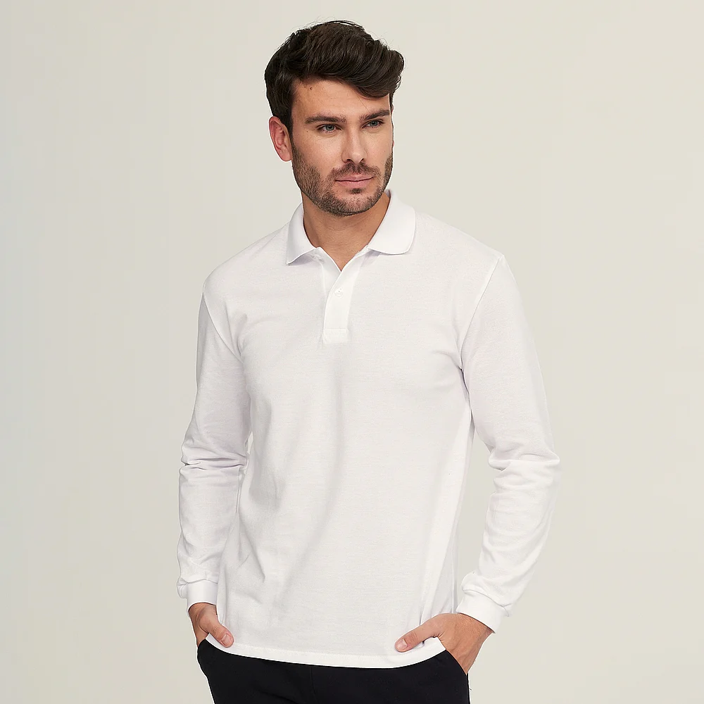 7358b POLO PIQUÉ MANGA LARGA CON PUÑO - Image 2
